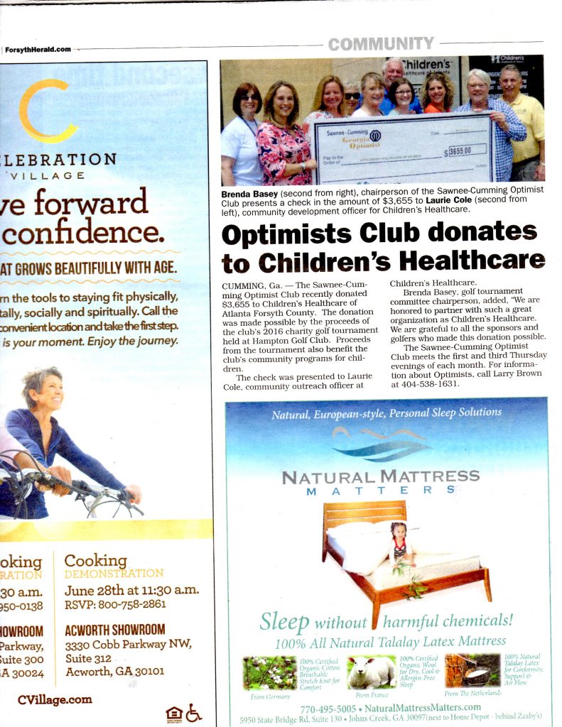 Sawnee Cumming Optimist Club