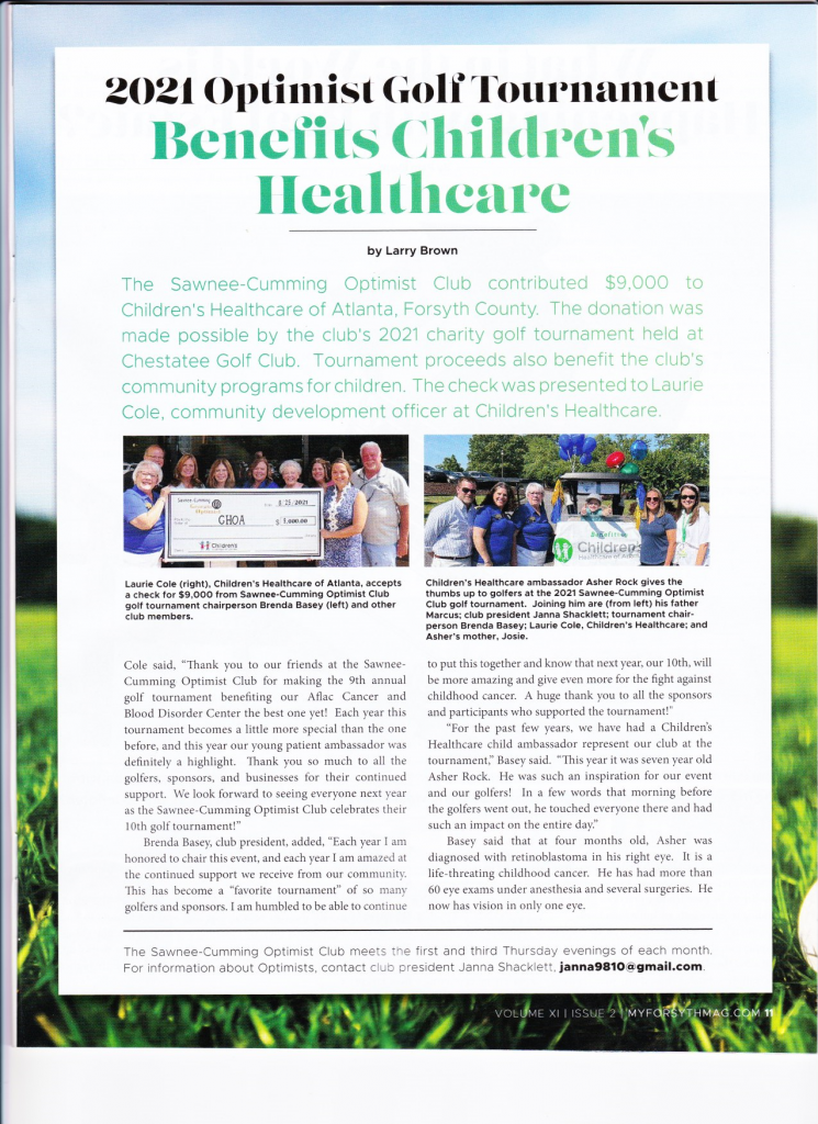 Sawnee Cumming Optimist Club